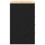 vidaXL Dulap depozitare garaj negru 60x51x85 cm lemn masiv de pin vidaXL Dulap depozitare garaj negru 60x51x85 cm lemn masiv de pin