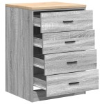 vidaXL Dulap depozitare garaj gri Sonoma 60x51x85 cm vidaXL Dulap depozitare garaj gri Sonoma 60x51x85 cm