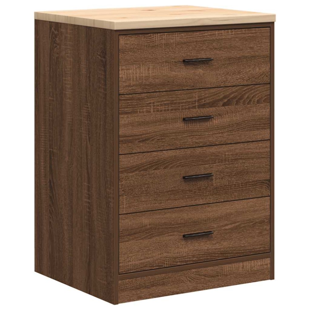vidaXL Dulap de depozitare pentru garaj Stejar maro 60x51x85 cm