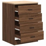 vidaXL Dulap de depozitare pentru garaj Stejar maro 60x51x85 cm
