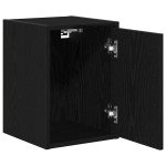 vidaXL Dulap de perete de garaj din lemn negru prelucrat vidaXL Dulap de perete de garaj din lemn negru prelucrat