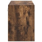 vidaXL Dulap de perete de garaj din lemn de stejar afumat