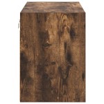 vidaXL Dulapuri de perete de garaj 2 buc Lemn prelucrat stejar afumat