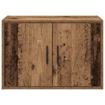 vidaXL Dulapuri de perete de garaj 2 buc Lemn vechi, lemn prelucrat