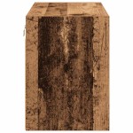 vidaXL Dulapuri de perete de garaj 2 buc Lemn vechi, lemn prelucrat