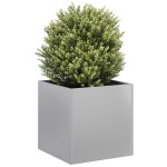 vidaXL Jardinieră 40x40x40 cm oțel galvanizat vidaXL Jardinieră 40x40x40 cm oțel galvanizat