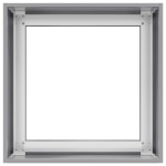 vidaXL Jardinieră 40x40x40 cm oțel galvanizat vidaXL Jardinieră 40x40x40 cm oțel galvanizat