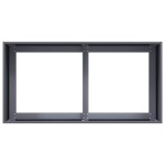 vidaXL Jardinieră, antracit, 80x40x40 cm, oțel laminat la rece vidaXL Jardinieră, antracit, 80x40x40 cm, oțel laminat la rece