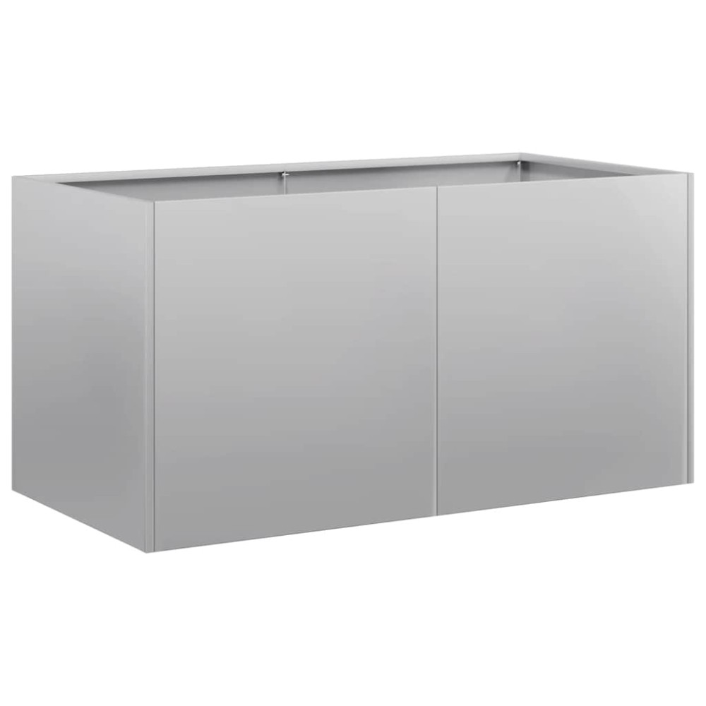 vidaXL Jardinieră 80x40x40 cm oțel galvanizat