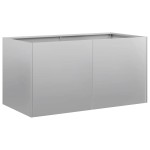 vidaXL Jardinieră 80x40x40 cm oțel galvanizat vidaXL Jardinieră 80x40x40 cm oțel galvanizat