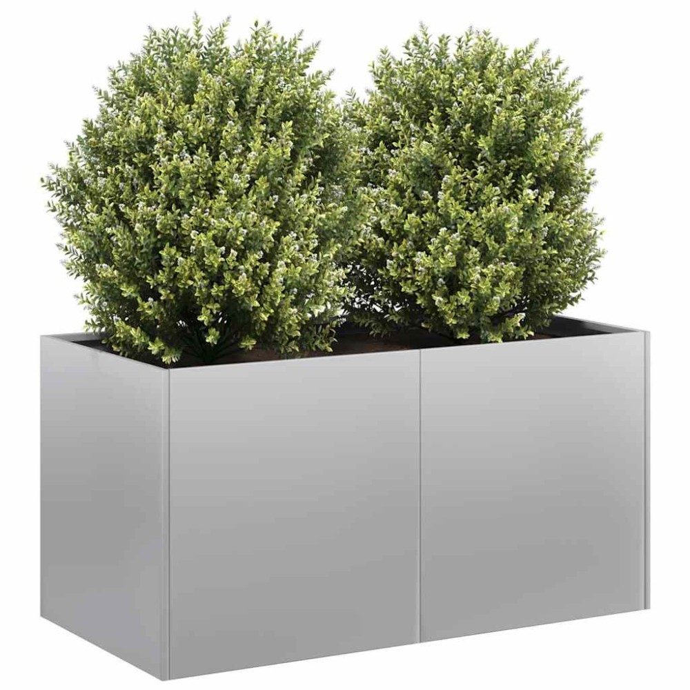 vidaXL Jardinieră 80x40x40 cm oțel galvanizat