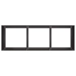 vidaXL Jardinier negru 120x40x40 cm Oțel laminat la rece