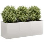 vidaXL Jardinieră 120x40x40 cm oțel inoxidabil vidaXL Jardinieră 120x40x40 cm oțel inoxidabil