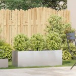 vidaXL Jardinieră 120x40x40 cm oțel inoxidabil vidaXL Jardinieră 120x40x40 cm oțel inoxidabil