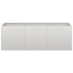 vidaXL Jardinieră 120x40x40 cm oțel inoxidabil vidaXL Jardinieră 120x40x40 cm oțel inoxidabil