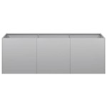 vidaXL Jardinieră 120x40x40 cm oțel galvanizat vidaXL Jardinieră 120x40x40 cm oțel galvanizat