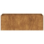 vidaXL Jardinieră Rusty 120x40x40 cm Oțel pentru intemperii vidaXL Jardinieră Rusty 120x40x40 cm Oțel pentru intemperii