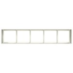 vidaXL Jardinier alb 200x40x40 cm Oțel laminat la rece