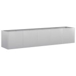 vidaXL Jardinieră 200x40x40 cm oțel galvanizat vidaXL Jardinieră 200x40x40 cm oțel galvanizat