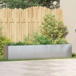 vidaXL Jardinieră 200x40x40 cm oțel galvanizat vidaXL Jardinieră 200x40x40 cm oțel galvanizat