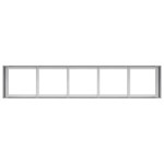 vidaXL Jardinieră 200x40x40 cm oțel galvanizat vidaXL Jardinieră 200x40x40 cm oțel galvanizat