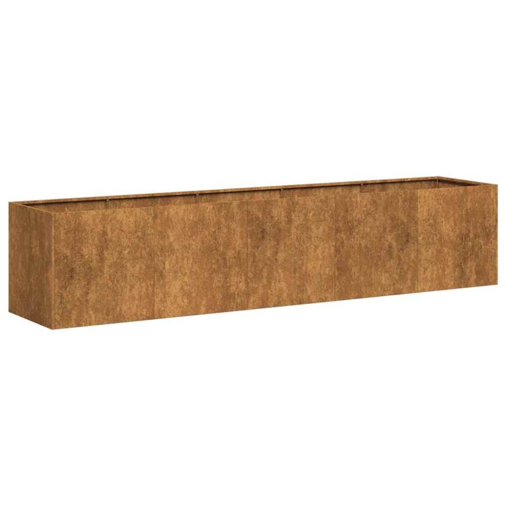 vidaXL Jardinieră Rusty 200x40x40 cm Oțel pentru intemperii
