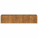 vidaXL Jardinieră Rusty 200x40x40 cm Oțel pentru intemperii vidaXL Jardinieră Rusty 200x40x40 cm Oțel pentru intemperii