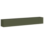 vidaXL Jardinieră verde măsline 280x40x40 cm oțel laminat la rece vidaXL Jardinieră verde măsline 280x40x40 cm oțel laminat la rece
