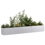vidaXL Jardinieră 280x40x40 cm oțel galvanizat vidaXL Jardinieră 280x40x40 cm oțel galvanizat