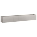 vidaXL Jardinieră Rusty 280x40x40 cm Oțel pentru intemperii vidaXL Jardinieră Rusty 280x40x40 cm Oțel pentru intemperii