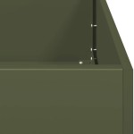vidaXL Jardinieră verde măsline 360x40x40 cm oțel laminat la rece vidaXL Jardinieră verde măsline 360x40x40 cm oțel laminat la rece