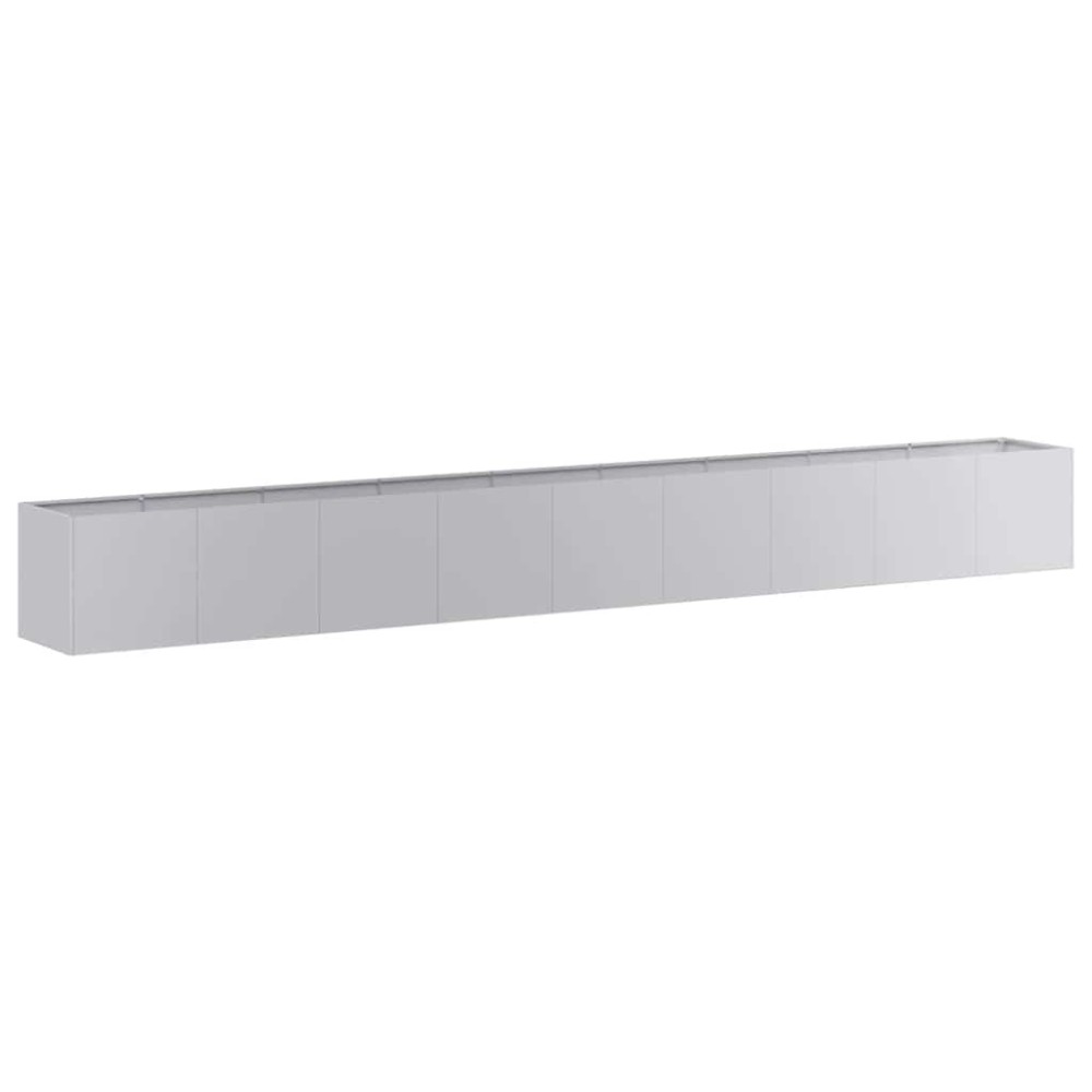 vidaXL Jardinieră 360x40x40 cm oțel galvanizat