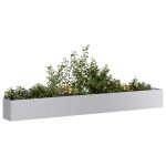 vidaXL Jardinieră 360x40x40 cm oțel galvanizat vidaXL Jardinieră 360x40x40 cm oțel galvanizat