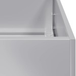 vidaXL Jardinieră 360x40x40 cm oțel galvanizat vidaXL Jardinieră 360x40x40 cm oțel galvanizat