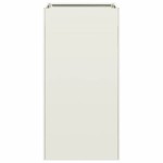 vidaXL Jardinieră alb 40x40x80 cm Oțel laminat la rece vidaXL Jardinieră alb 40x40x80 cm Oțel laminat la rece
