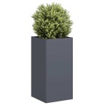 vidaXL Jardinieră Antracit 40x40x80 cm Oțel laminat la rece vidaXL Jardinieră Antracit 40x40x80 cm Oțel laminat la rece