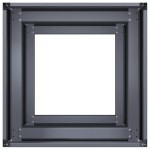 vidaXL Jardinieră Antracit 40x40x80 cm Oțel laminat la rece vidaXL Jardinieră Antracit 40x40x80 cm Oțel laminat la rece