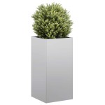 vidaXL Jardinieră 40x40x80 cm oțel galvanizat vidaXL Jardinieră 40x40x80 cm oțel galvanizat