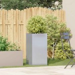 vidaXL Jardinieră 40x40x80 cm oțel galvanizat vidaXL Jardinieră 40x40x80 cm oțel galvanizat