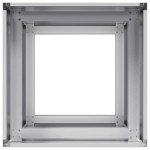 vidaXL Jardinieră 40x40x80 cm oțel galvanizat vidaXL Jardinieră 40x40x80 cm oțel galvanizat