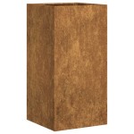 vidaXL Jardinieră Rusty 40x40x80 cm Oțel pentru intemperii vidaXL Jardinieră Rusty 40x40x80 cm Oțel pentru intemperii