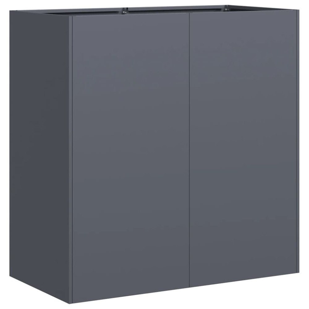 vidaXL Jardinieră Antracit 80x40x80 cm Oțel laminat la rece