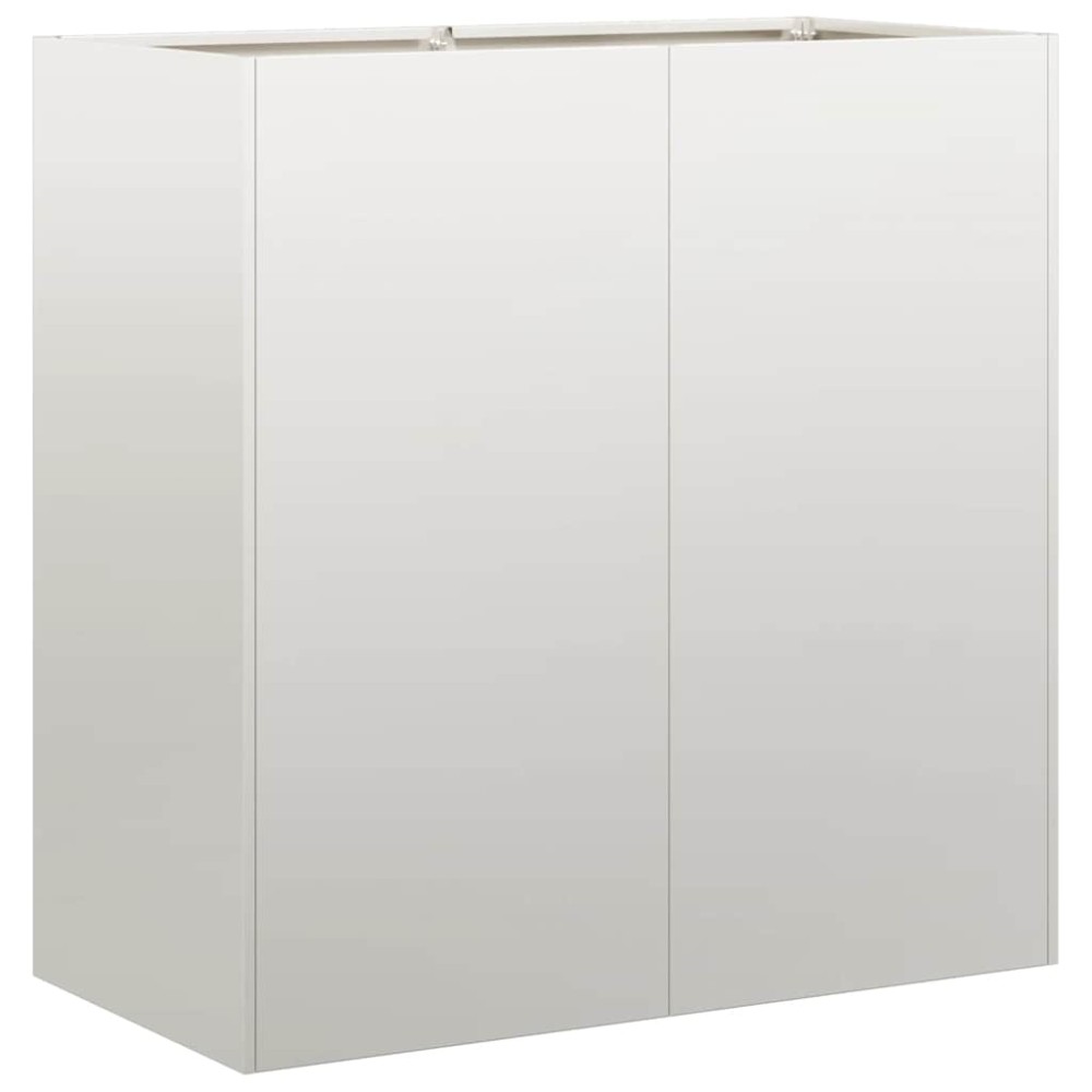 vidaXL Jardinieră 80x40x80 cm oțel inoxidabil