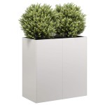 vidaXL Jardinieră 80x40x80 cm oțel inoxidabil vidaXL Jardinieră 80x40x80 cm oțel inoxidabil