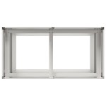 vidaXL Jardinieră 80x40x80 cm oțel inoxidabil vidaXL Jardinieră 80x40x80 cm oțel inoxidabil