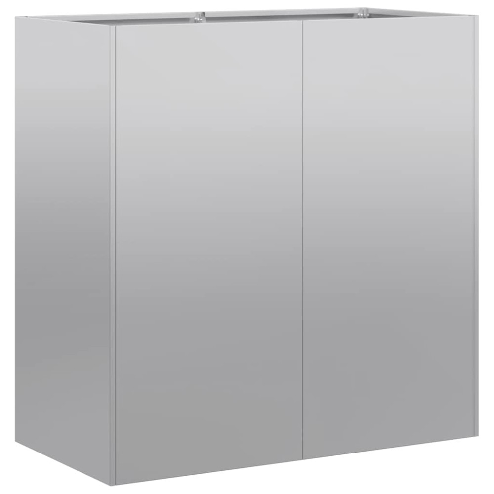 vidaXL Jardinieră 80x40x80 cm oțel galvanizat