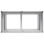 vidaXL Jardinieră 80x40x80 cm oțel galvanizat vidaXL Jardinieră 80x40x80 cm oțel galvanizat