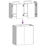 vidaXL Jardinieră 80x40x80 cm oțel galvanizat vidaXL Jardinieră 80x40x80 cm oțel galvanizat