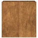 vidaXL Jardinieră Rusty 80x40x80 cm Oțel pentru intemperii vidaXL Jardinieră Rusty 80x40x80 cm Oțel pentru intemperii