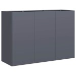 vidaXL Jardinieră Antracit 120x40x80 cm Oțel laminat la rece vidaXL Jardinieră Antracit 120x40x80 cm Oțel laminat la rece